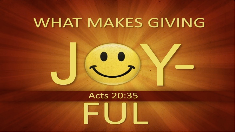 Joyful Giving